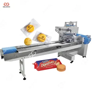 Máquina de embalagem horizontal de espaguete, embalagem instantânea de macarrão, bolinhos, biscoitos, máquina de embalagem