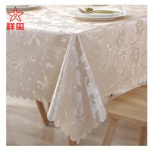 '定制个性化家庭防水桌布几何PVC桌布矩形非织造桌布