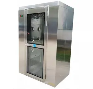380V Clean Roon Equipment Puerta corredera automática Túnel de ducha de aire Equipo de limpieza de aire y sala de ducha de aire