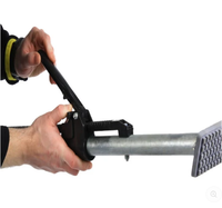 Barre de fixation de cargaison réglable pour camion, lot de 4, en aluminium/acier, 89 à 104 pouces