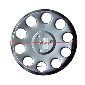 Bus accessories 3117-00523 Stainless steel wheel decorative cover with steel stamp logo wheel hub decoration bus parts