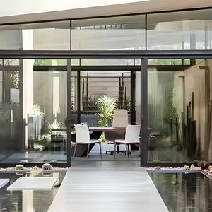 <span class=keywords><strong>Porte</strong></span> <span class=keywords><strong>coulissante</strong></span> en verre trempé transparent standard, panneau renforcé, pour balcon intérieur domestique - Product Image 6