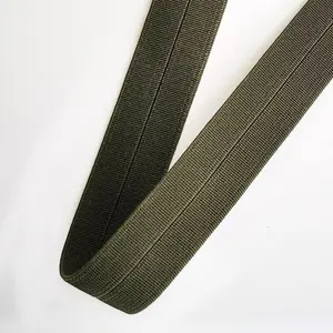 In Stock 20 mm Fold over Polyester High Tenacity Rubber Elastic Band