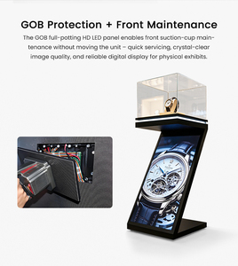 Exhibidor Comercial LED de Diseño USER <span class=keywords><strong>Z</strong></span> con Soporte de Piso y 2 Años de Garantía para Exhibición de Joyería, Bolsos y Artículos en Tiendas - Product Image 4