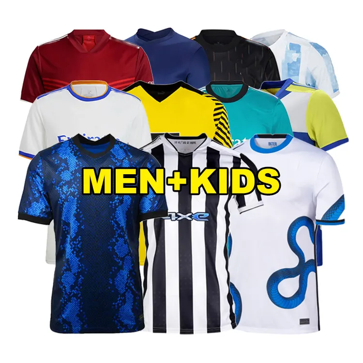 Ropa de fútbol personalizada para hombre, camiseta transpirable retro clásica tailandesa para niños, uniforme de fútbol, camiseta