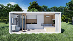 Maisons préfabriquées de 20/40 pieds, maisons-containers pour le <span class=keywords><strong>jardin</strong></span>, maisons-containers Apple Cabin - Product Image 6