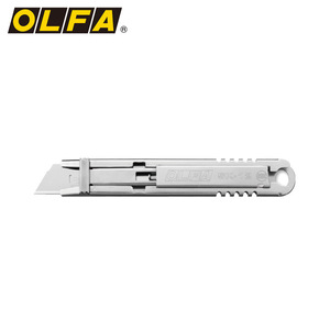 Cuchillo utilitario <span class=keywords><strong>de</strong></span> <span class=keywords><strong>seguridad</strong></span> autorretráctil <span class=keywords><strong>OLFA</strong></span> ()-Cortador <span class=keywords><strong>de</strong></span> cajas semiautomático <span class=keywords><strong>de</strong></span> acero inoxidable multiusos - Product Image 2