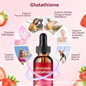 Hot Skin Whitening L-<strong>glutathione</strong> Liposomal Drop 2000mg with Vitamin C Oral <strong>Glutathione</strong> <strong>Liquid</strong> Antioxidant <strong>Supplement</strong> Detox - Product Image 3