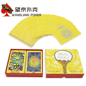 Mini carte de tarot personnalisée personnalisée <span class=keywords><strong>Oracle</strong></span> Mini jeu de cartes à jouer françaises imprimées originales - Product Image 4