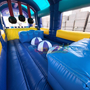 Large outdoor party jumping house bouncy castle commercial inflatable marlin obstacle course - Product Image 5