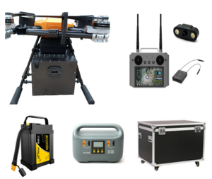 Drone aérien professionnel DF-YS40, moteur sans balais, télécommande, capacité de 15 kg, 12S, 22000 mAh, avec surveillance de l'état de la batterie - Product Image 1