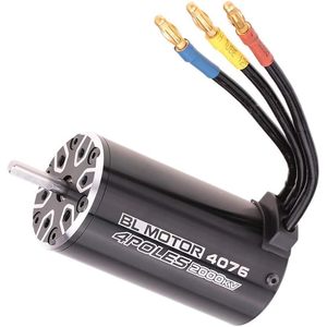 กูลอาร์ซี มอเตอร์ไร้แปรงถ่าน 4076 2000KV 4 ขั้วสำหรับรถบรรทุกมอนสเตอร์ RC ขนาด 1/8 - Product Image 1