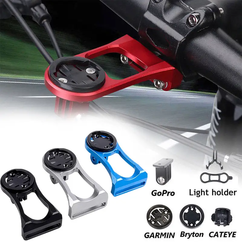 Fiets Computer Camera Mount Houder Out Front Bike Mount Van Bike Mount Accessoires Voor Igpsport Garmin Bryton Gopro/Cateye