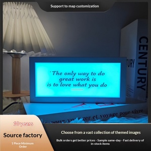 <span class=keywords><strong>Lampada</strong></span> da Notte LED Colorata in Acrilico, Luce Ispirazionale per Camera da Letto, Scrivania, Dormitorio, Regalo, Decorazione Casa, Ornamento da Tavolo - Product Image 2