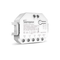 Interrupteur intelligent WiFi DualR3 Rideau motorisé à double relais, stores, volet roulant, interrupteur intelligent bidirectionnel. Fonctionne avec Alexa