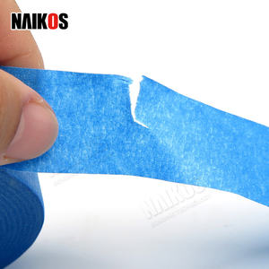Auto Body Blue Masking Tape Protección de superficie resistente a los rayos UV para equipos industriales Pintura y recubrimiento en polvo - Product Image 2