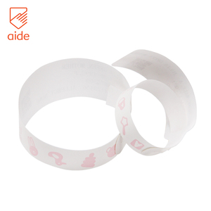 עוזרו חד פעמי להדפסה ישירה תרמית סינתטי wristbands בית חולים מבוגר תינוק המטופל id wristband - Product Image 4