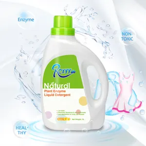 3L enzima-contendo fragrância internacional RCXYY detergente líquido detergente para a roupa de marca