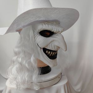 Nouveau <span class=keywords><strong>Masque</strong></span> de Sorcière Horreur en Gros avec Chapeau, Coiffe d'Halloween, <span class=keywords><strong>Masque</strong></span> Complet en Latex Effrayant pour Fête d'Halloween, Idéal pour le Cosplay - Product Image 2