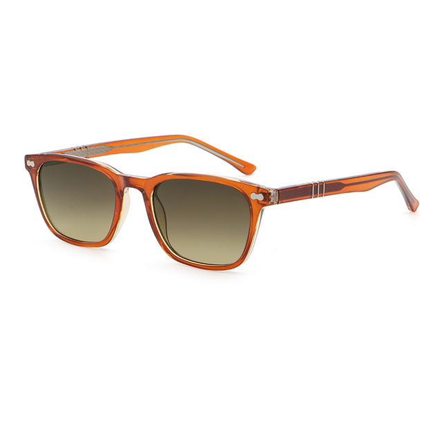 High Quality Trendy Vintage Square UV400 Full Rim Light Weight CP Temple Protection Fashion Sunglasses Unisex Shades Eyewear