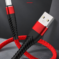 Câble de charge rapide USB vers 8 broches 2,4 A, tressé, 1m 2m 3m, durable, pour synchronisation des données, compatible téléphones, tablettes et autres appareils