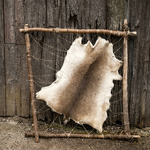 Cuir de chèvre 100% véritable, biologique et naturel, écologique, style ancien, propre et sans odeur, haute qualité, objet d'art souvenir - Product Image 1
