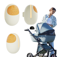 Berceau à bascule rechargeable pour bébé, mains libres, portable, aide au sommeil, apaise, bascule en douceur, poussette ou landau, vitesse réglable, 3 minuteurs