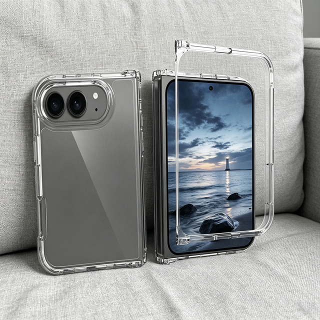 For iphone 18 Duo Crystal Clear Thin Anti Yellow PC+TPU iphone 18 ultra Shockproof iphone 18 case Mobile Phone Cases Low Moq