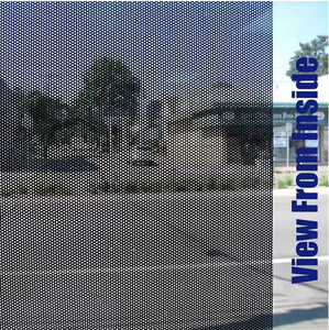 Autocollant de fenêtre en vinyle perforé imprimé UV Film personnalisé de protection de la vie privée à sens unique pour la publicité promotionnelle - Product Image 6