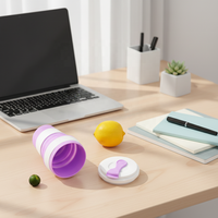 Nouvelle tasse à boisson en silicone portable de voyage, gobelet à eau, bouteille d'eau pliable, tasse à café réutilisable avec couvercles