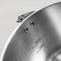 Nouvelle batterie de cuisine portable en acier inoxydable de conception pliable extérieure pour pique-nique et camping pot suspendu et bol de tasse d'eau