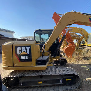 Excavatrice hydraulique Caterpillar d'occasion de 8 tonnes, modèle 2021, avec moteur Mitsubishi, boîte de vitesses, pompe, roulement et PLC - Excellent état - Product Image 1