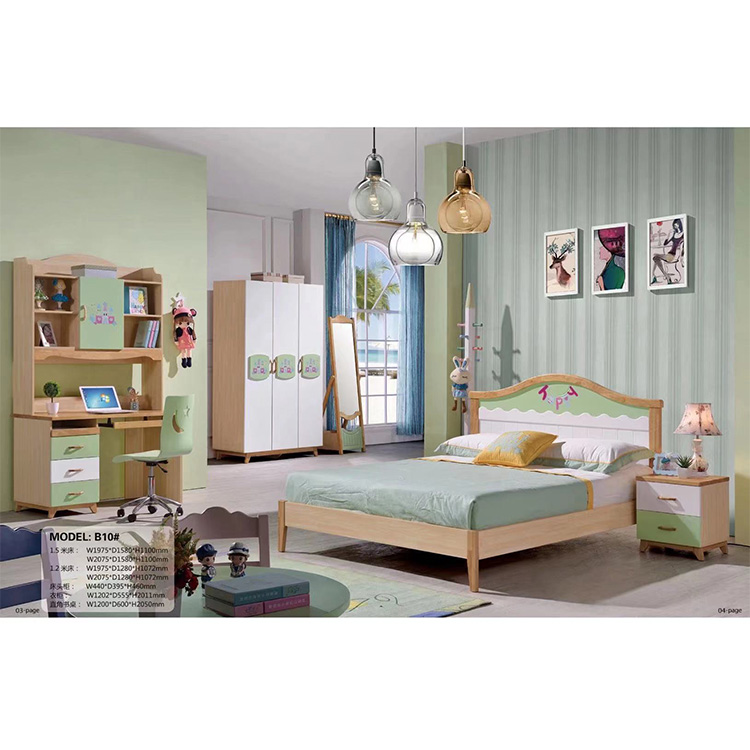 High quality cheap price wooden bed room furniture children bedroom sets/kids furniture bedroom sets