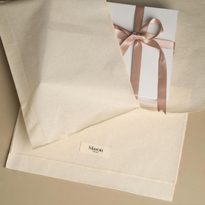 Luxury Cotton Flap <strong>Handbag</strong> Tote <strong>Bag</strong> Packaging Envelop <strong>Bag</strong> Organic Cotton Clothing Gifts Natural Storage Cotton Canvas <strong>Dust</strong> Pouch - Product Image 3