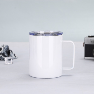 <span class=keywords><strong>Mug</strong></span> en acier inoxydable à sublimation, gobelet <span class=keywords><strong>isotherme</strong></span> moderne personnalisé, <span class=keywords><strong>poignée</strong></span> portable, 10 oz-24 oz, tasse de voiture, fête, 6-12 heures - Product Image 2