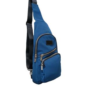 Prix surprise WYN Plain 330T Nylon Longue bandoulière Deux poches avant Léger Unisexe Petit sac à bandoulière Sac de poitrine - Product Image 1