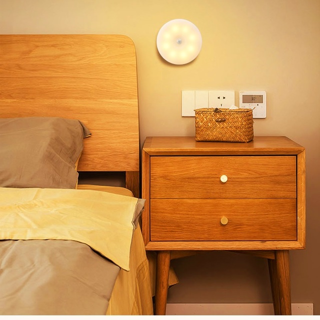 Rechargeable Night Light Led Motion Sensor Lights for Closet Bedroom