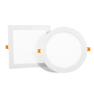 Hot Sale Cheapest Price OEM ODM SMD 24v DC 12W 15w 18W 24w Recessed Ultra Slim Ceiling Round Square LED Panel Light