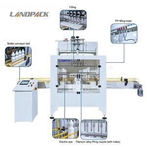 Machine <span class=keywords><strong>de</strong></span> remplissage <span class=keywords><strong>de</strong></span> liquide chimique (javel, acide, HCl, nettoyant pour toilettes) à pompe linéaire entièrement automatique industrielle, haute précision - Product Image 4