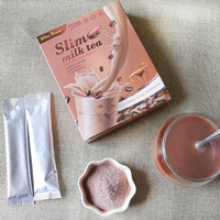 Café et Thé au Lait Minceur, Aliment Diététique Perte de Poids, Brûleur de Graisse et Détox, Saveur Fruitée, OEM, Café et Thé au Lait Minceur Perte de Poids