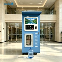 Distributeur d'eau RO à monnayeur (pièces/billets/cartes de crédit/codes QR) – Faible investissement, profit élevé – Station d'eau pour salle de sport