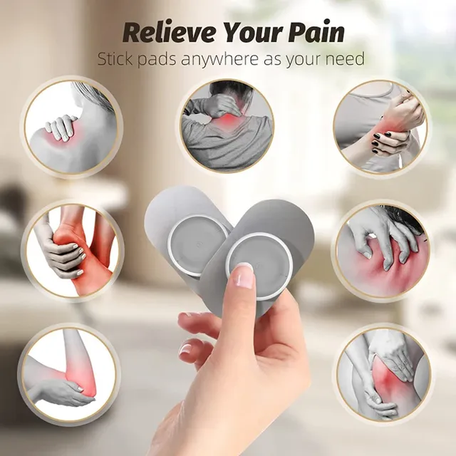 Wireless Home Use TENS Unit Muscle Stimulator for Pain Relief Portable Rechargeable Pain Relief Pads Ems Massage Stickers