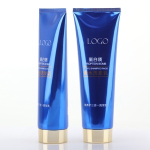 Tubo de Aluminio Azul Vacío con Logotipo Personalizado al por Mayor para Acondicionador Capilar, Cuidado de la Piel, Envase Cosmético con Tapa de Rosca - Product Image 6