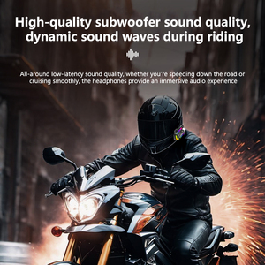 Multi-color Ambient Light C10 <strong>Automatic</strong> Answering Helmet <strong>Headset</strong> Long Battery Life for Motorcycle Accessories - Product Image 5