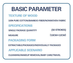Tùy Chỉnh Hữu Cơ Spunlace Không Dệt Tre Dùng Một Lần Bông Vải Khăn Ướt & Khô Khăn Lau Mô Thẩm Mỹ Tái Sử Dụng Giấy Khăn - Product Image 4