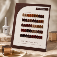 Suuseegel Quiet Luxury Brown Wardrobe 20 Couleurs 15ml Ensemble de vernis gel couleur unie marron vintage