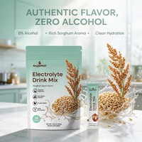 Poudre de boisson électrolytique OEM AegleWell, sans alcool, saveur sorgho, à base de plantes, sans sucre ajouté, hydratation