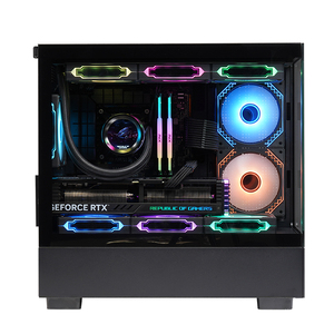 Lovinglcool Thiết Kế Mới Matx Trường Hợp Kính Cường Lực Giữa Tháp <span class=keywords><strong>PC</strong></span> Trường Hợp Argb Hiệu Lực Máy Tính Để Bàn Máy Tính Trường Hợp - Product Image 3