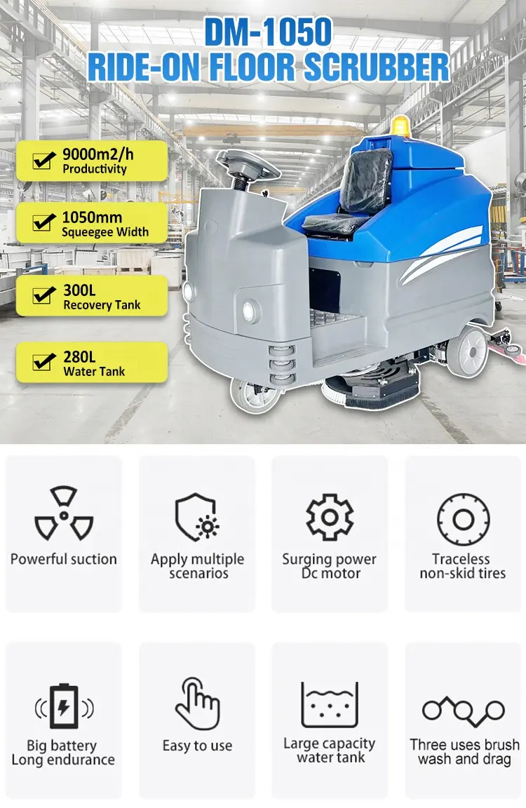 DM-1050 pulizia automatica delle attrezzature intelligenti per la pulizia dei pavimenti di automazione per alleggerire il carico di lavoro