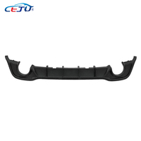 Diffuseur de pare-chocs arrière, lèvre noire brillante, séparateur, spoiler, plaque, kit carrosserie, queue pour Volkswagen VW Golf 8
